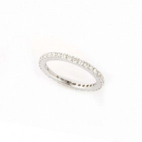 18k White Gold Full Diamond Eternity Ring 0.92ct G/H VS